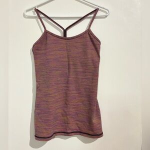 🎉4/30$🎉 Lululemon Athletica Purple Fitted Camisole Top PTP 14 in🍋
